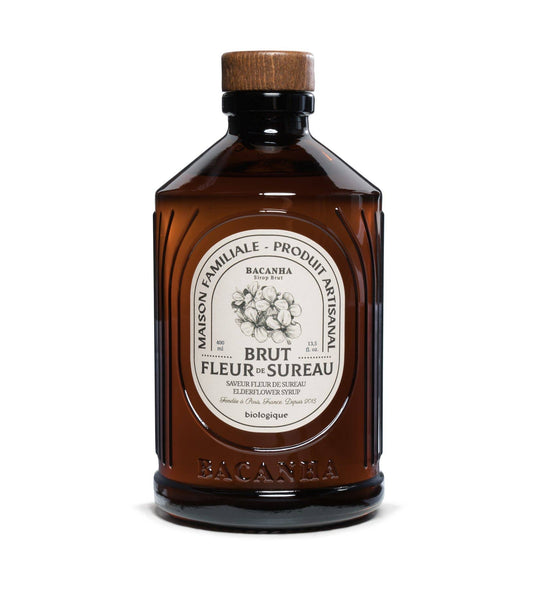 Bacanha sirop de flori de soc Brut Organic 400 ml Bacanha