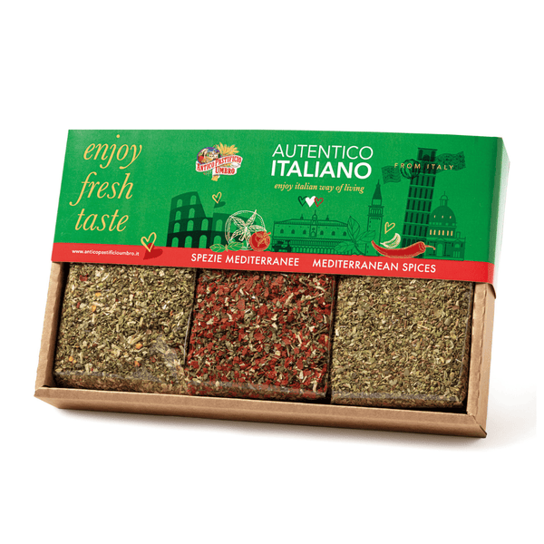 Set cadou de condimente Spezie Mediterranee 450g