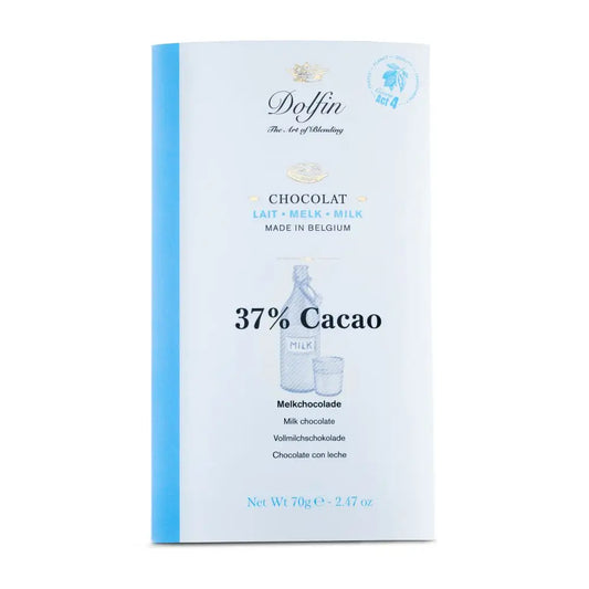 Tabletă de ciocolată cu lapte 37% cacao 70g Dolfin Dolfin