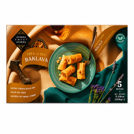 Baklava Tree of Life cu nucă, 150g – Athena Sweet Athena Athena Sweet Athena