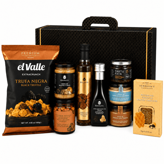 Cadou pentru iubitorii de trufe — pachet cu ulei, creme și salsa tartufata Delicatessen