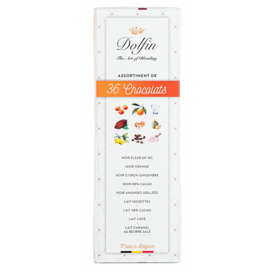 Tub cu 36 mini tablete de ciocolată 360g Dolfin Dolfin