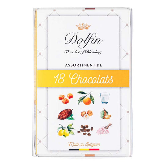 Tub cu mini tablete de ciocolată 180g Dolfin Delicatessen