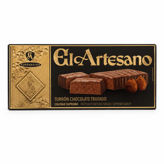 Turron cu ciocolată trufată El Artesano 200g El Artesano