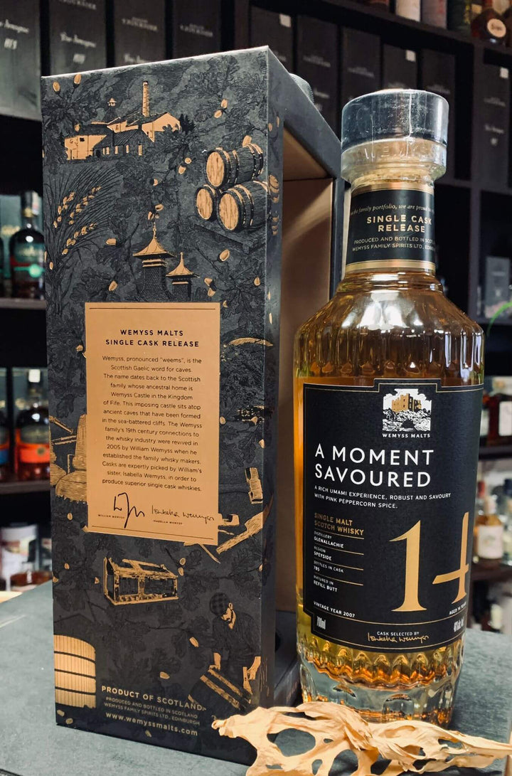 Whisky A Moment Savoured Glenallachie 14 YO 2007, 700ml - Delicatessen Delicatessen alcool