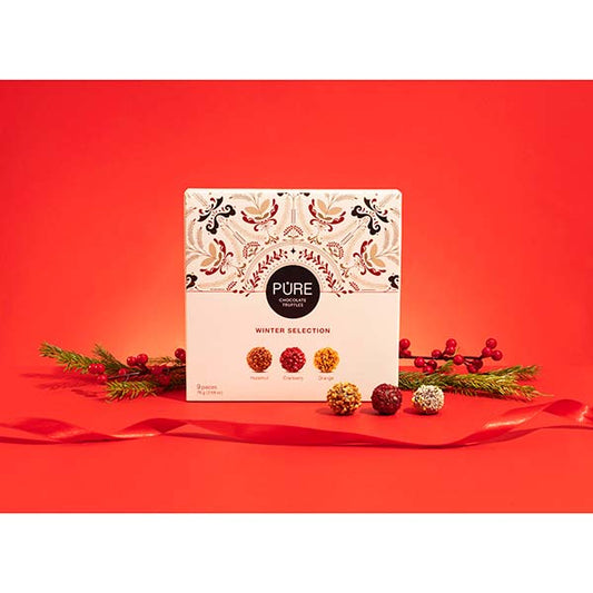 Selectie de trufe de ciocolata White 9U Pure Delicatessen