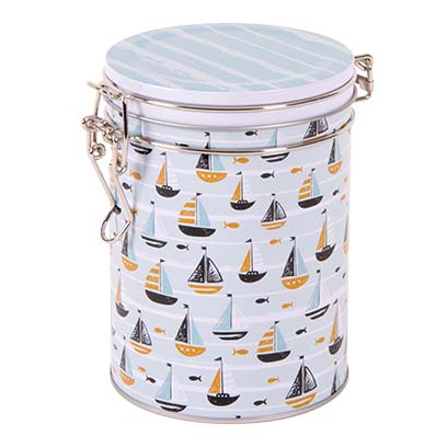 Laurence Chocolate tin bărcuță cu fursecuri 280g Laurence Chocolate