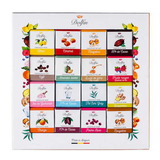Cutie cu 48 de ciocolate asortate 240g Dolfin ORANGE Dolfin