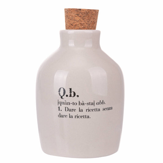 Sticluță pentru ulei din ceramică, 112 ml alb VdE Tivoli 1996
