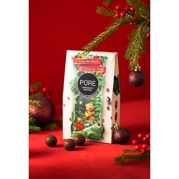 Asortiment de trufe Winter White Pure Chocolate 120g