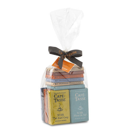 Mini tablete de ciocolata asortata Cafe-Tasse - 20 bucati, 180 g Café-Tasse