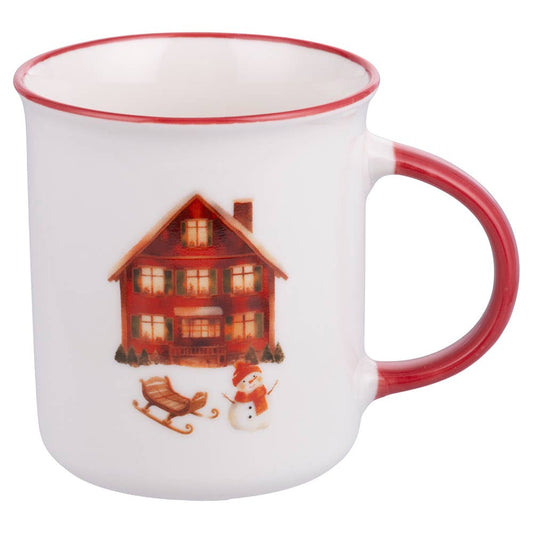 Cană de Crăciun din gresie ceramică, 360 ml — casuta VdE Tivoli 1996