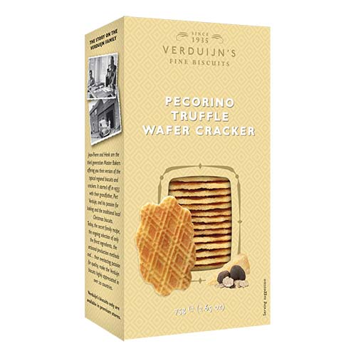 Crackers cu pecorino și trufe negre Verduijn's Fine Biscuits 75g Delicatessen