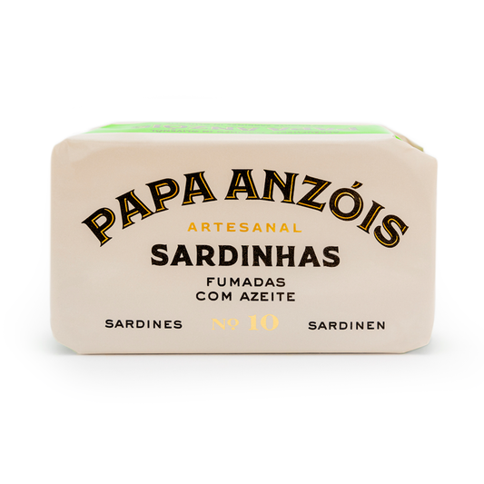 Papa Anzóis Sardine Afumate în Ulei de Măsline, 120g Papa Anzóis