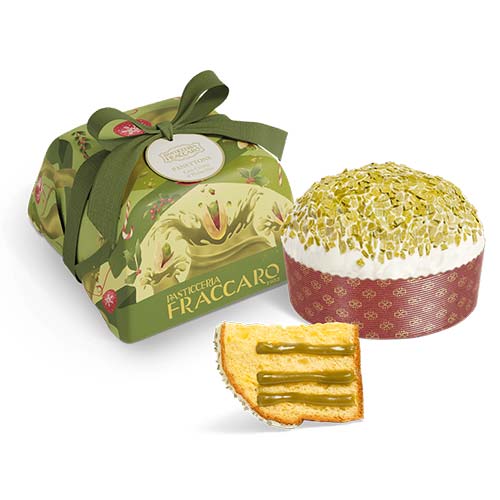 Panettone artizanal cu crema de fistic Fraccaro 750g