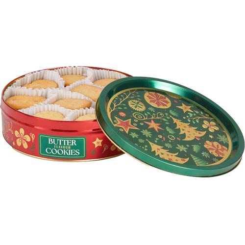 Biscuiti in cutie metalica Winter Green 340g