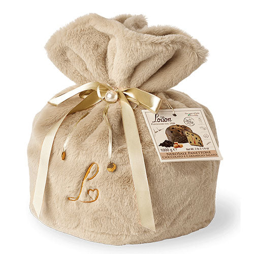 Panettone cu caramel sarat Loison 1kg ivoire - Delicatessen Delicatessen Panettone