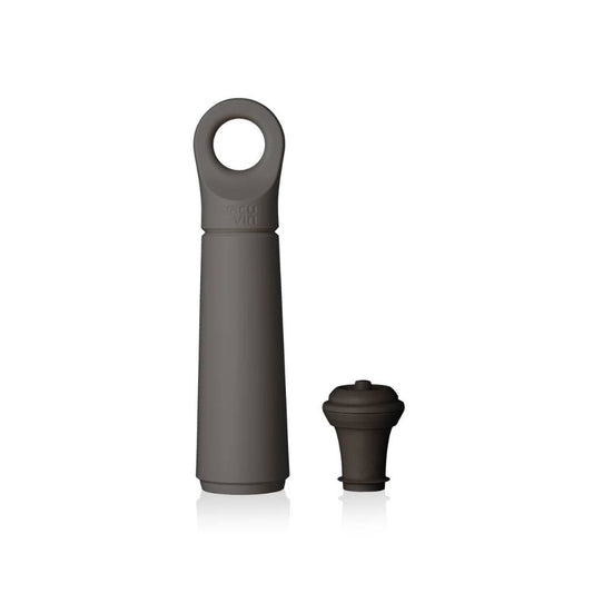 Vacu Vin Wine Saver Loop Graphite, pompă de vid cu dop Vacu Vin