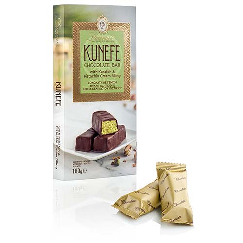 Ciocolata cu fistic Kunefe Laurence Chocolate 180g