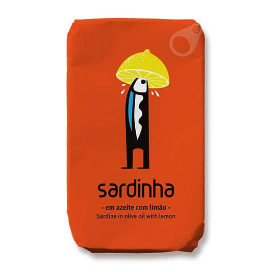 Sardine în ulei de măsline cu lămâie 120g Sardinha Sardinha