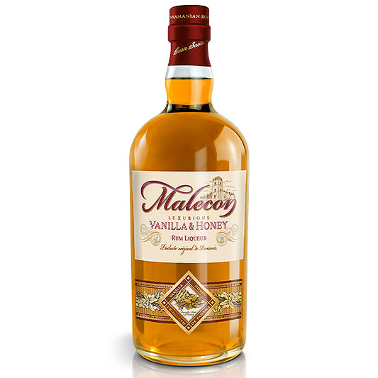 Sticlă de băutură pe bază de rom Malecon Vanilla & Honey, 700 ml