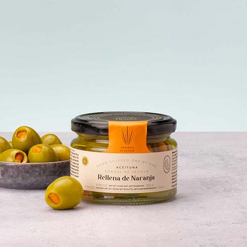 Măsline Gordal umplute cu portocală Don Gastronom 280g Delicatessen