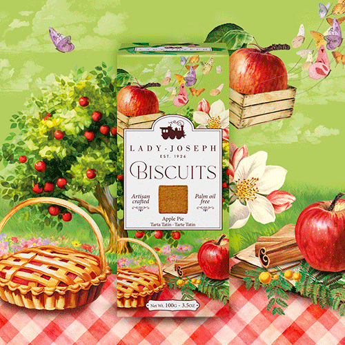 Biscuiti Apple Pie Lady Joseph 100g - Delicatessen Delicatessen