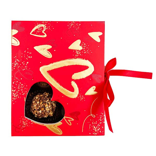 Cutie carte cu 6 praline belgiene Bruyerre 80g Delicatessen