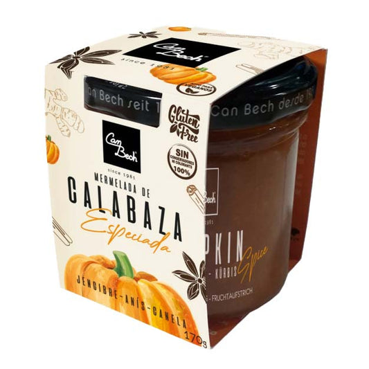 Marmeladă de dovleac cu ghimbir, anason și scorțișoară CanBech 170g Delicatessen