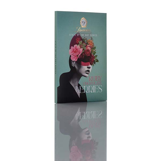 Ciocolată Ruby cu căpșuni și merișoare Laurence Chocolate 80g Delicatessen