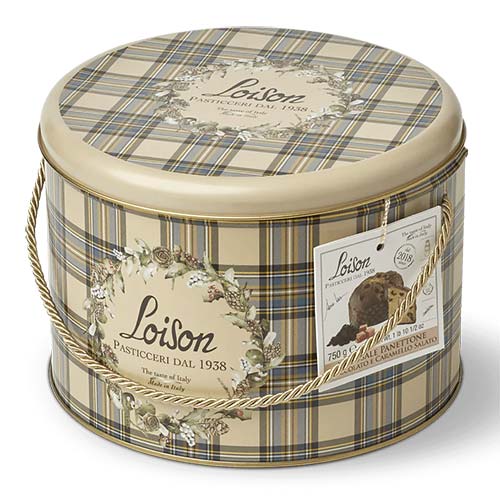 Panettone cu caramel sarat si ciocolata 750g - Delicatessen Delicatessen Panettone