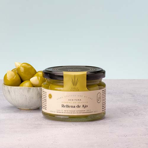 Măsline Gordal umplute cu usturoi Don Gastronom 280g Delicatessen