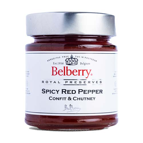 Confit picant de ardei rosu Belberry 180g