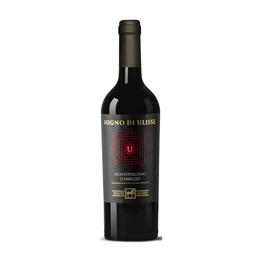 Sticlă de vin roșu Sogno di Ulisse Montepulciano d’Abruzzo, 750 ml