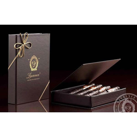 Laurence Chocolate cutie cu 4 trabucuri de ciocolată cu lapte Laurence Chocolate