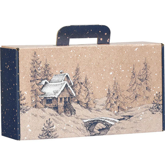 Valizetă din carton Canadian Winter 33x18.5x9.5 cm Delicatessen
