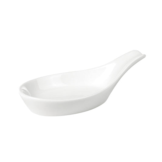 Lingură pentru aperitive din porțelan 10.2 x 5.1 x 3.1 cm Delicatessen