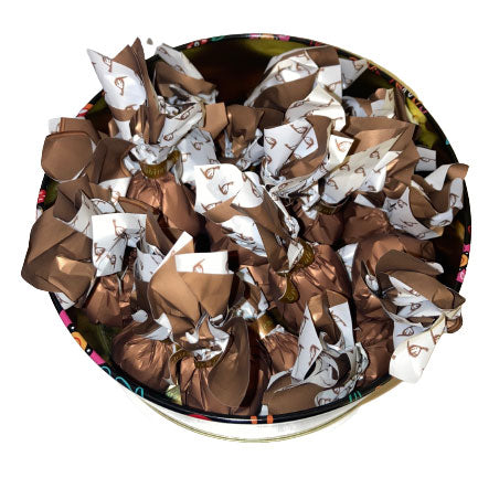 Cutie Metalica Choco Boheme cu smochine in ciocolata "Rabitos Royale" 350g - Delicatessen Delicatessen