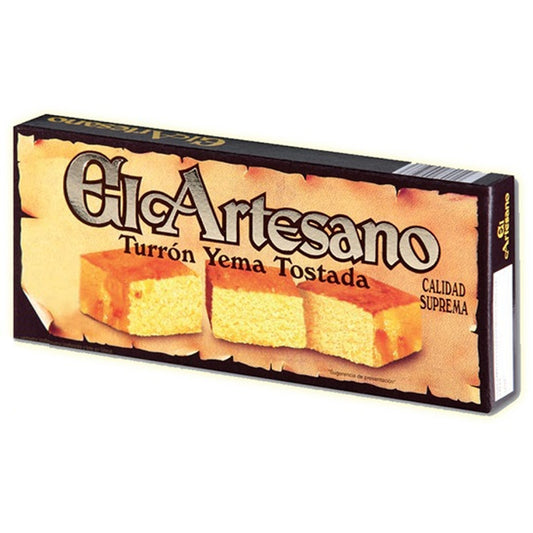 Turron cu gălbenuș de ou și caramel El Artesano 150g Delicatessen