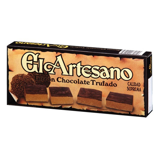 Turron cu ciocolată trufată El Artesano 200g Delicatessen