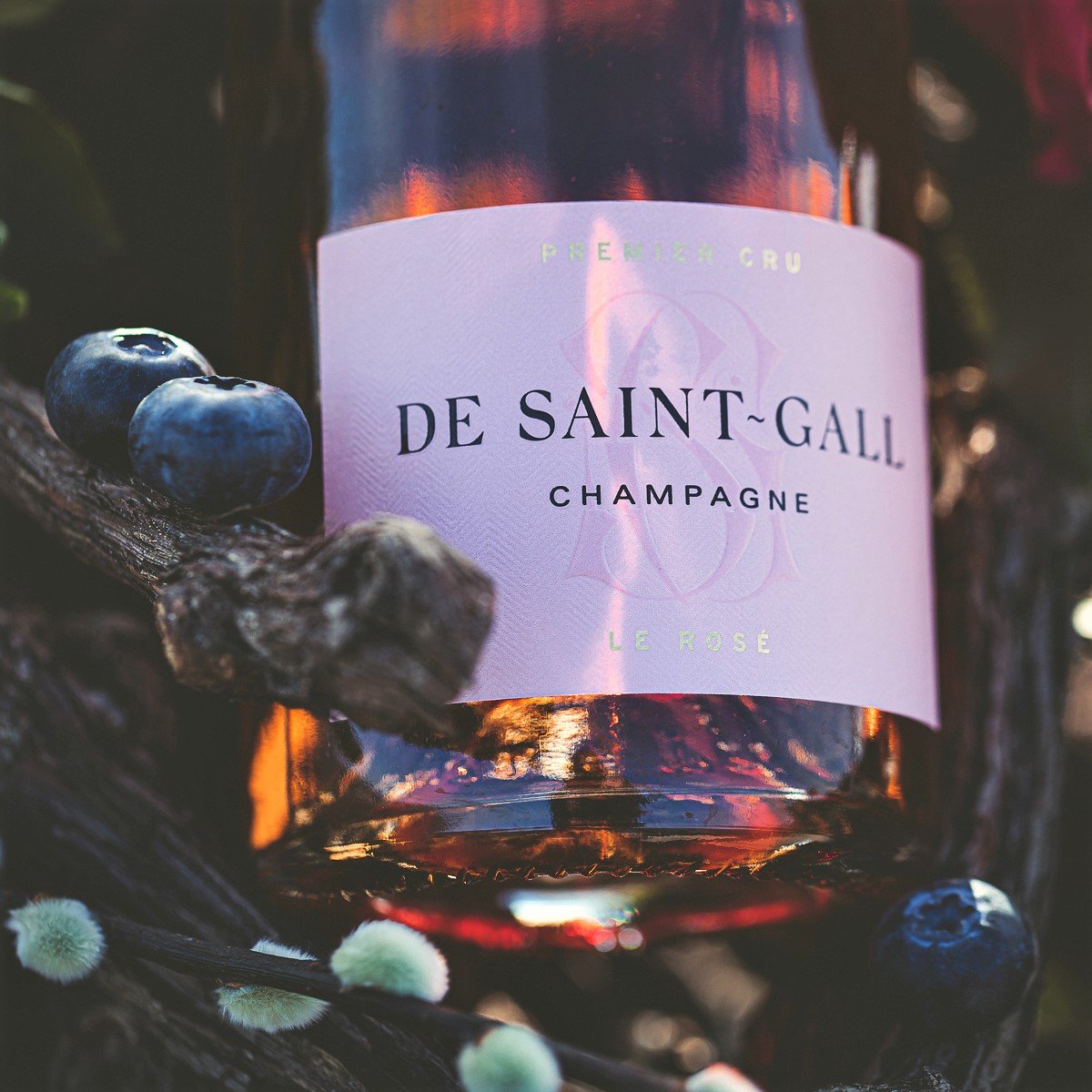 De Saint-Gall Champagne Brut Rose Premier Cru, 750ml - Delicatessen Delicatessen