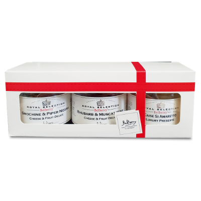 Gourmet Gift Box - crema caramel, gem de mere si calvados, confit de caise - Delicatessen Delicatessen Cadou