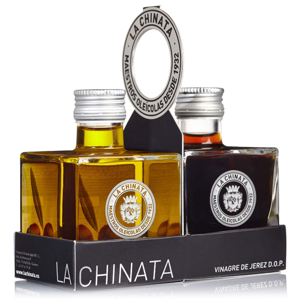 Oliviera Cubo pentru ulei de masline si otet La Chinata 2 x 100ml - Delicatessen Delicatessen Cadou