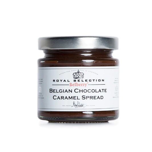 Cremă de ciocolată belgiană cu caramel Belberry 135g Delicatessen