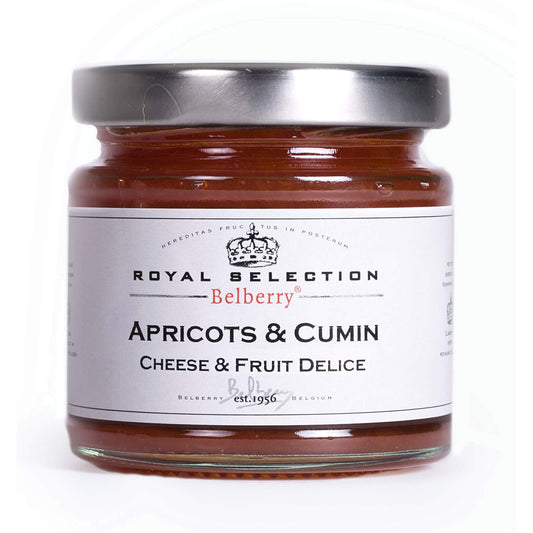 Confit pentru brânză cu caise și chimen Belberry 130g Delicatessen