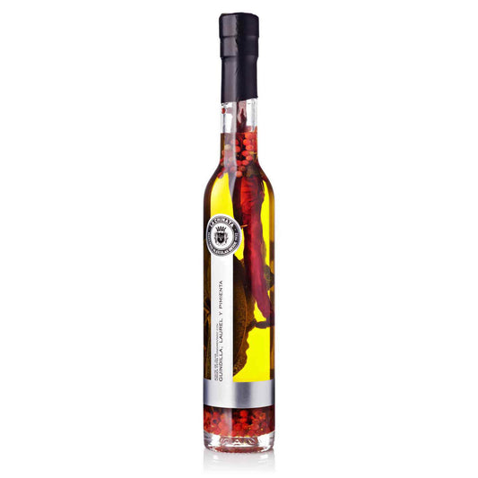 La Chinata ulei de măsline extravirgin infuzat cu ardei iute, dafin și piper 250ml La Chinata