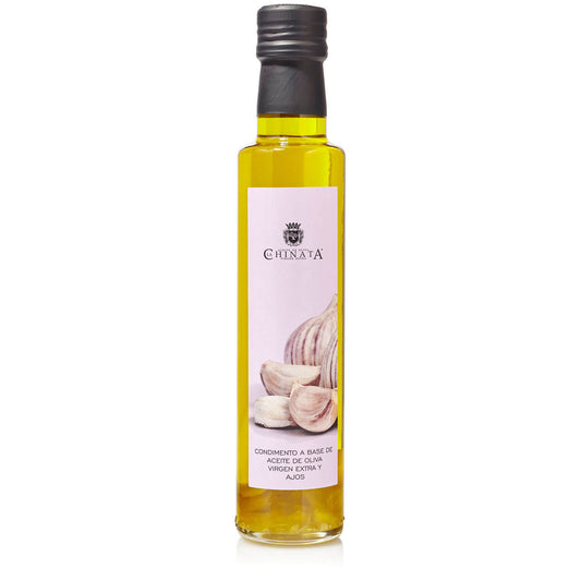 Ulei de măsline extravirgin cu usturoi la Chinata 250ml Delicatessen