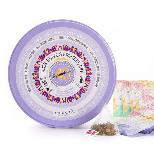 Colectie de 40 de ceaiuri organice din plante si fructe Terre D`oc 80g Terre d'Oc
