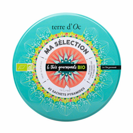 "THES GOURMANDS" - Colectie cu 42 de ceaiuri BIO Terre D`oc 80g - Delicatessen Delicatessen Cadou