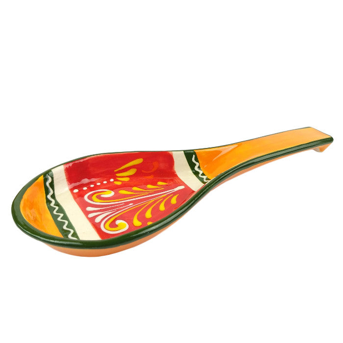 Suport pentru lingura din ceramica pictata manual - Toledo - Delicatessen Delicatessen Ceramica